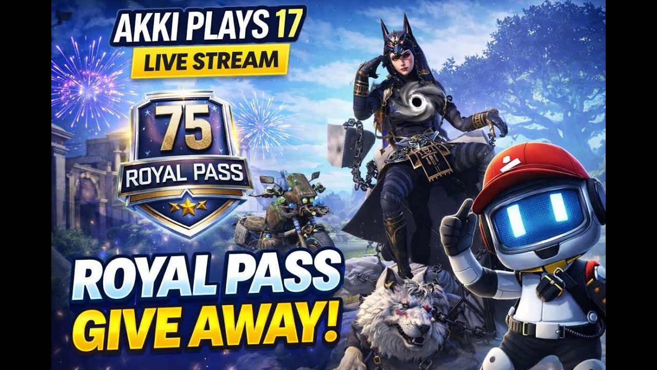 !Aaj Hoga Royal Pass Give Away! WATCH LIVE 🔥BGMI 4.3 UPDATE.    !”AKKI PLAYS 17”