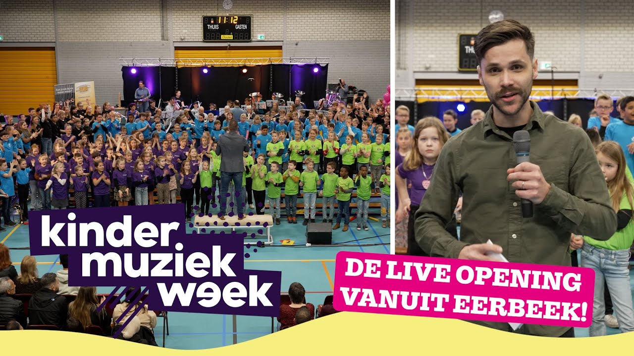 Opening Kindermuziekweek 2023 met Teun Peters | Complete uitzending