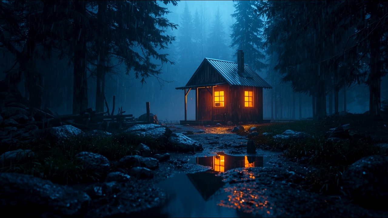 Soothing Night Rain for Sleep – Relaxing Rain Sounds for Insomnia
