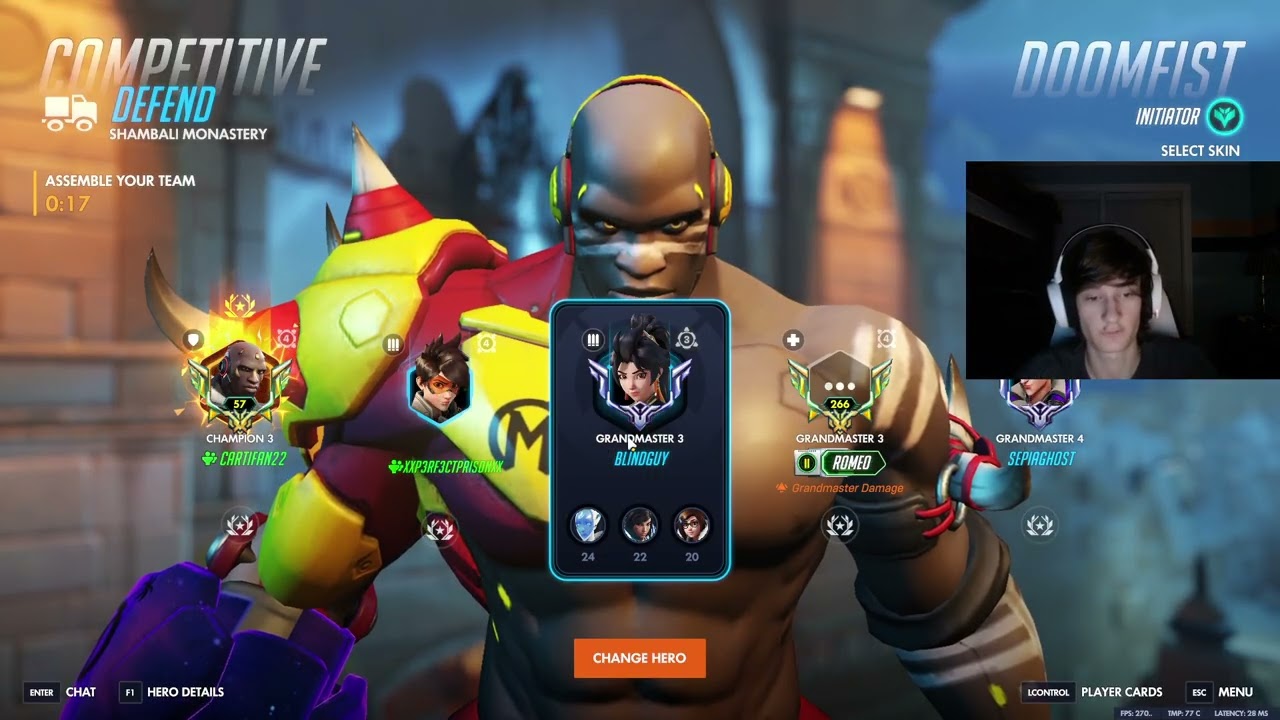 Overwatch Rank 1 Doomfist Cartifan On Whole Another Level As Doomfist