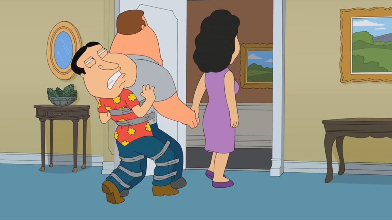 Quagmire hilft Joe beim Gehen (Deutsch/German)