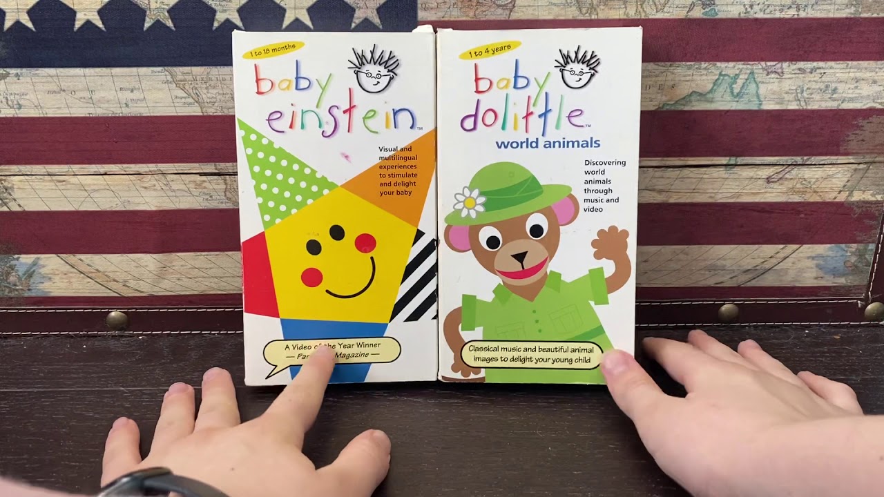 Unboxing of 2 RARE Baby Einstein Alliance Atlantis VHS Tapes
