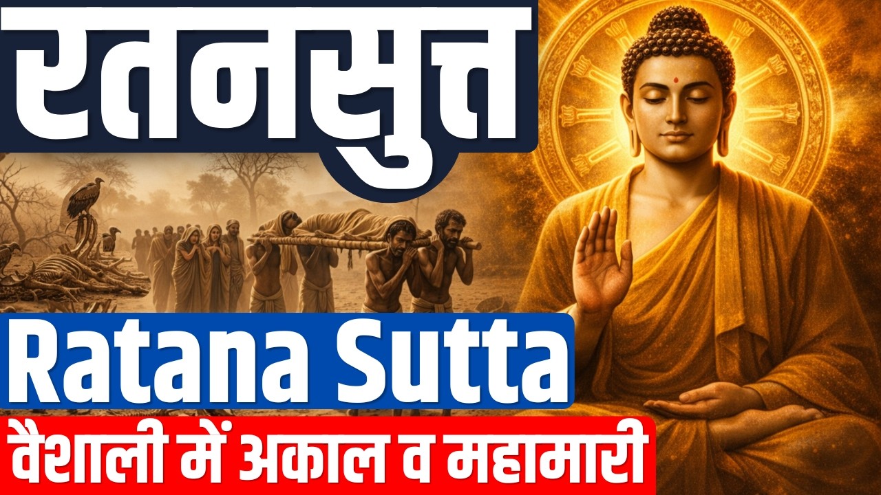 रतनसुत्त  Ratana Sutta वैशाली में अकाल व महामारी