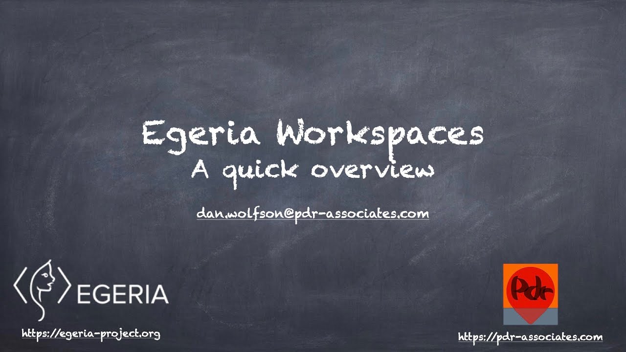 Egeria Workspaces Intro