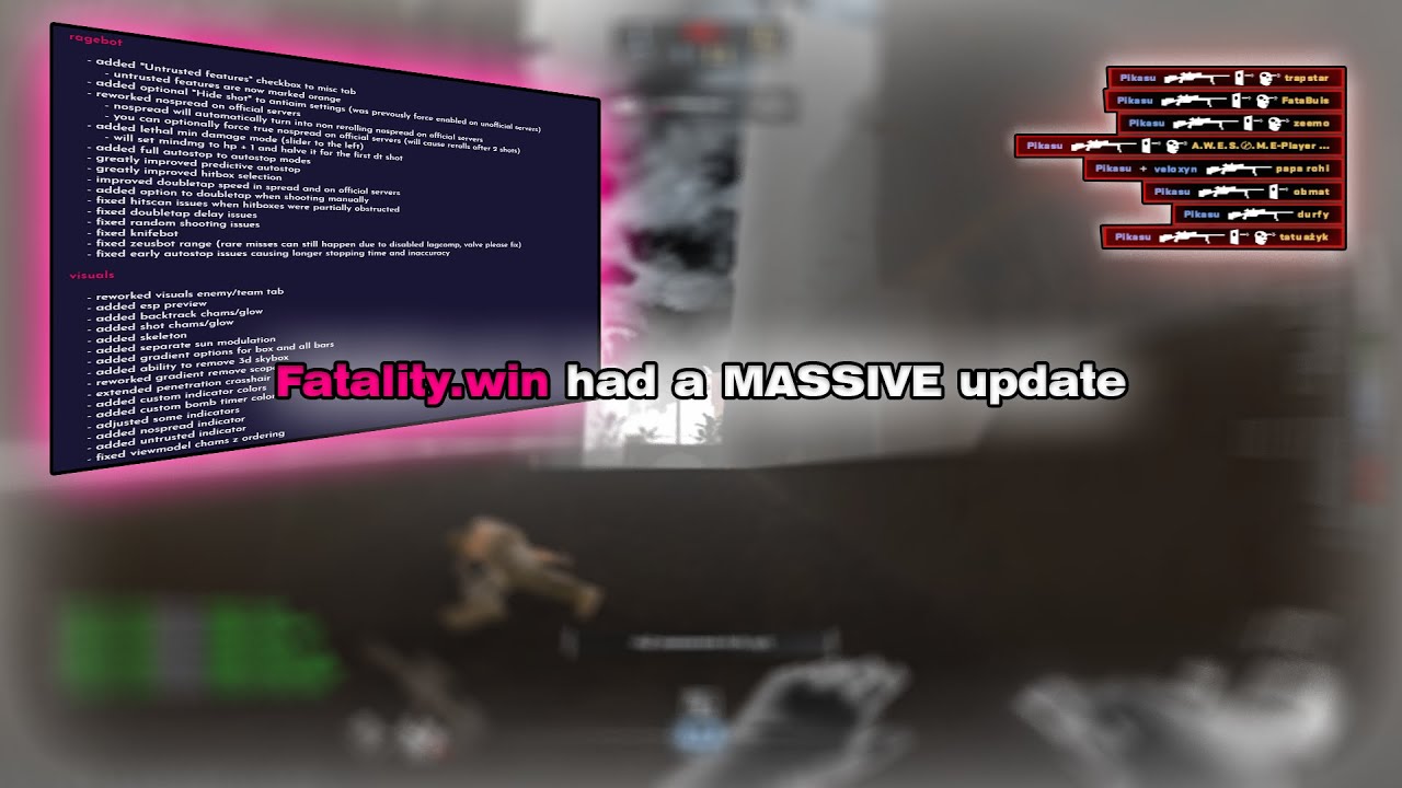 FATALITY.WIN HAD A MASSIVE RAGEBOT UPDATE & MORE | CFG IN DESCRIPTION | BEST HVH CHEAT |