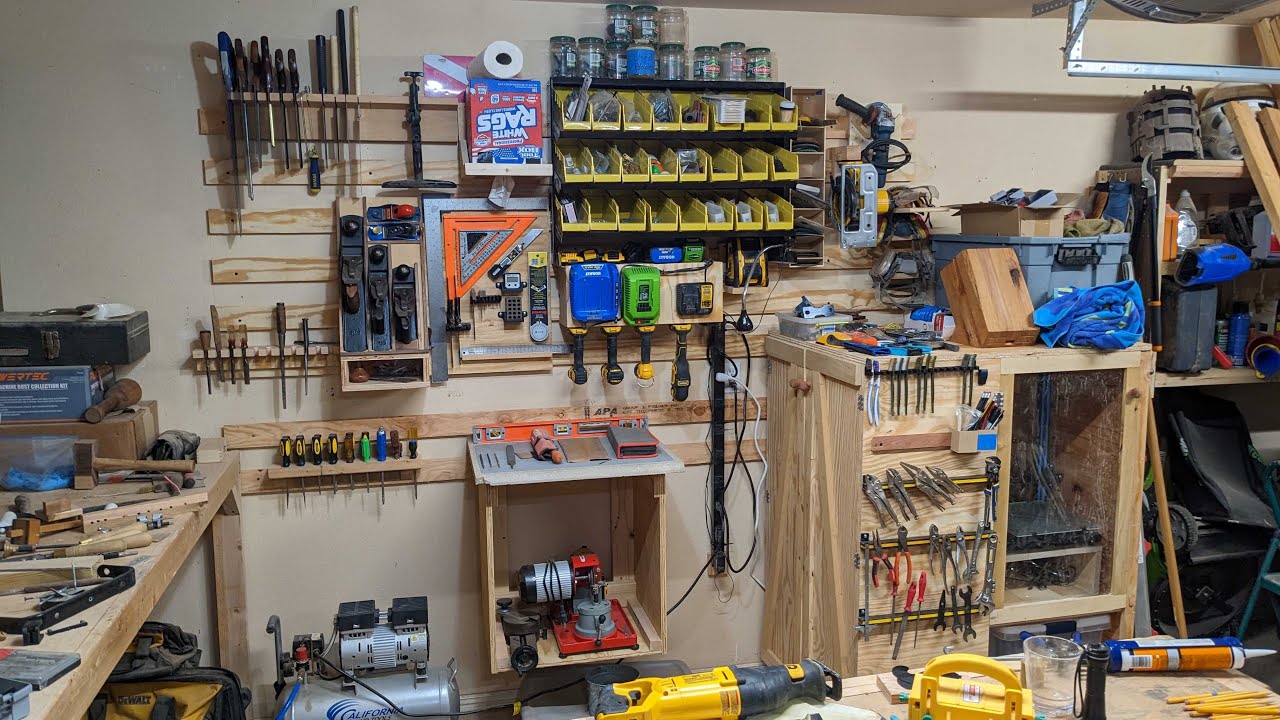 A French Cleat Wall and Quelling the StoRAGE