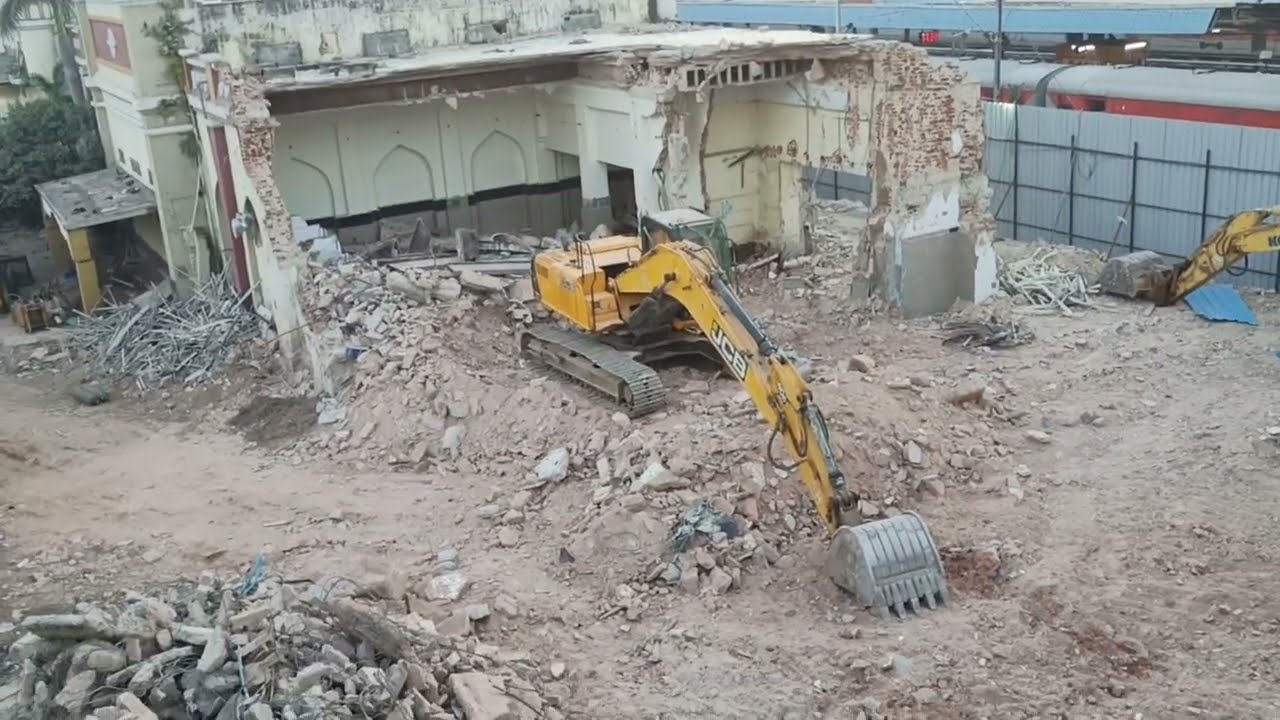 Hyderabad Railway Station Building Demolition