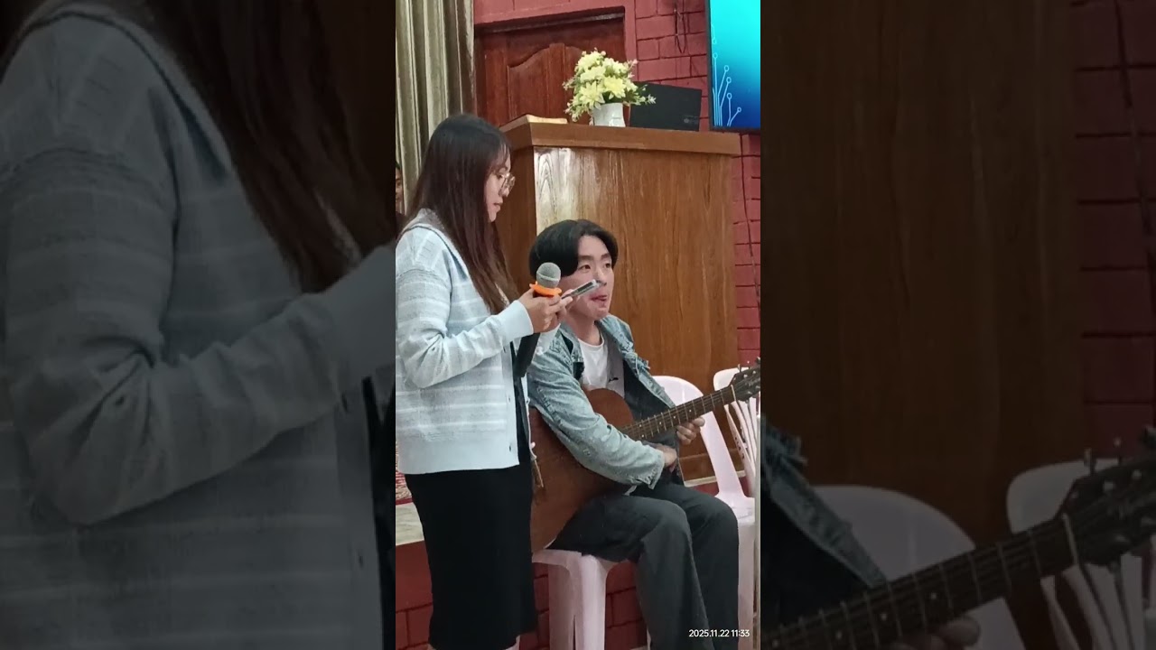 Monk Language Christian song: Txhob tso kev ntseeg tseg by nong Nana & her brother on 11222025 
