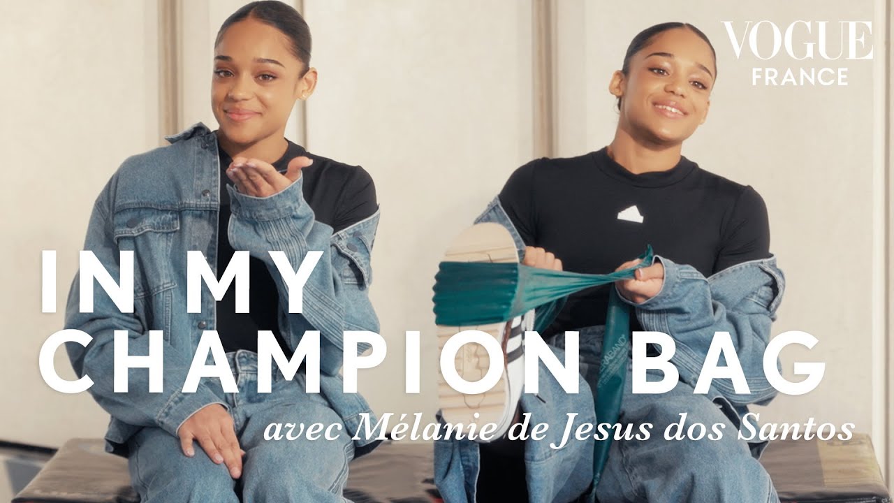 JO 2024 : La gymnaste Mélanie De Jesus Dos Santos révèle le contenu de son sac | Vogue France