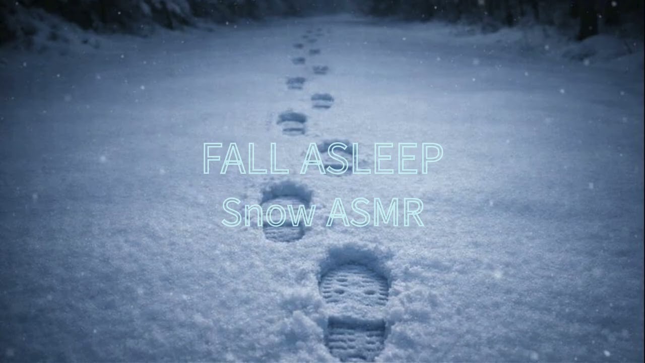 눈 밟는 소리 ASMR ❄️ Fall Asleep Fast | 수면유도 2시간