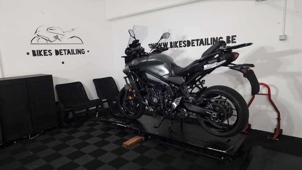 ASMR | Bikes detailing (YAMAHA Tracer 9 GT)