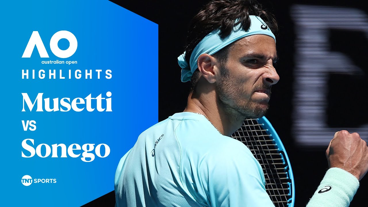 Lorenzo Musetti vs Lorenzo Sonego | Round Two | Australian Open 2026 Highlights 🇦🇺