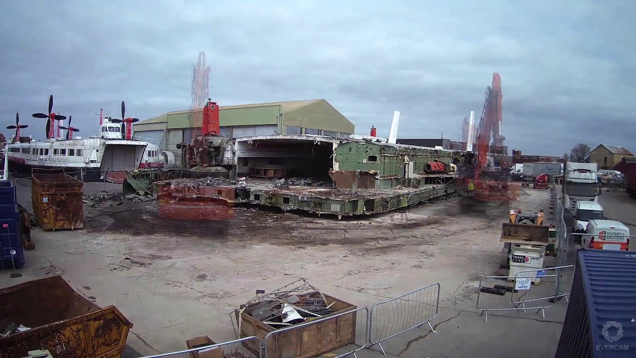 Hovercraft Decommissioning Time lapse