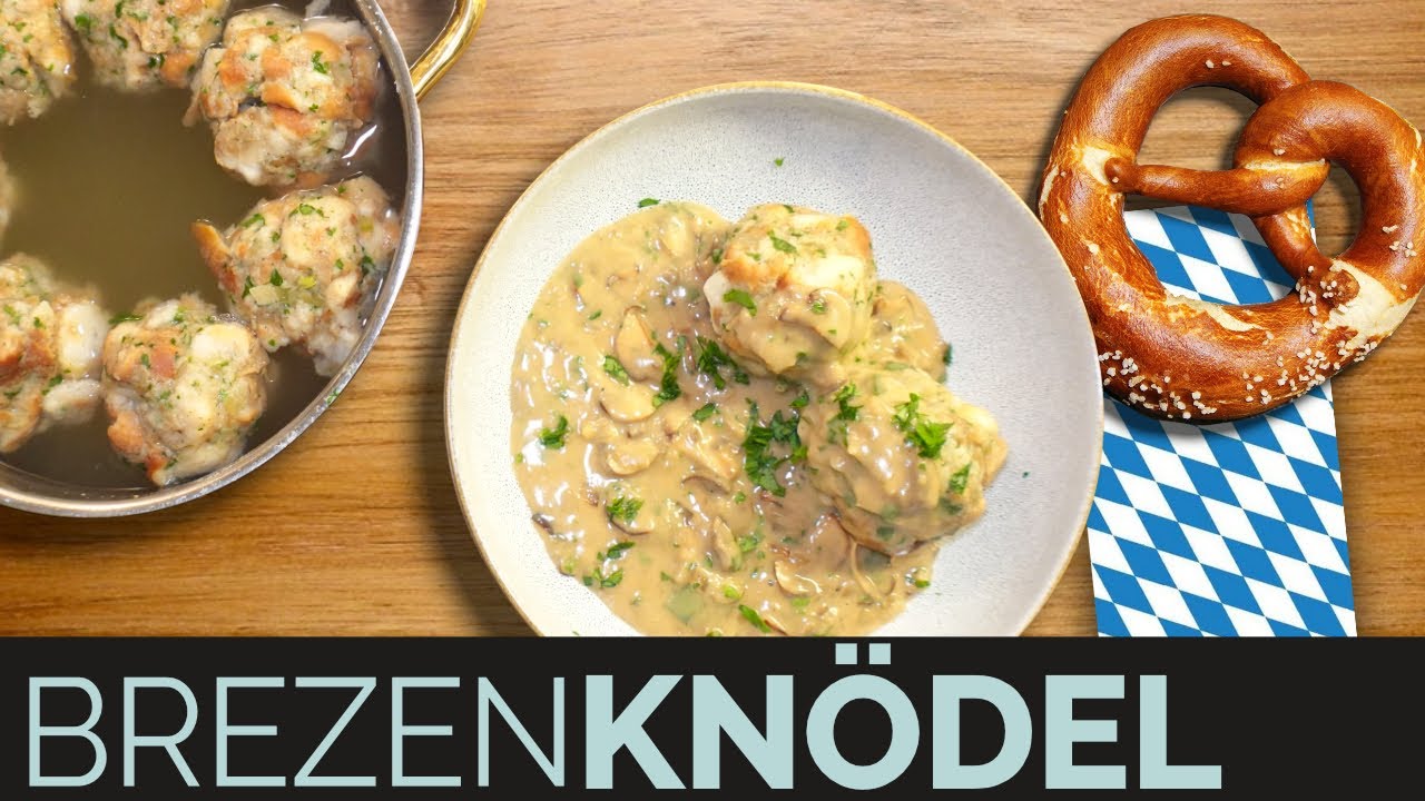 Zum Reinlegen: Bayrische Brezenknödel 💙 🥨 🤍 vegan imitiert | super einfach & schnell