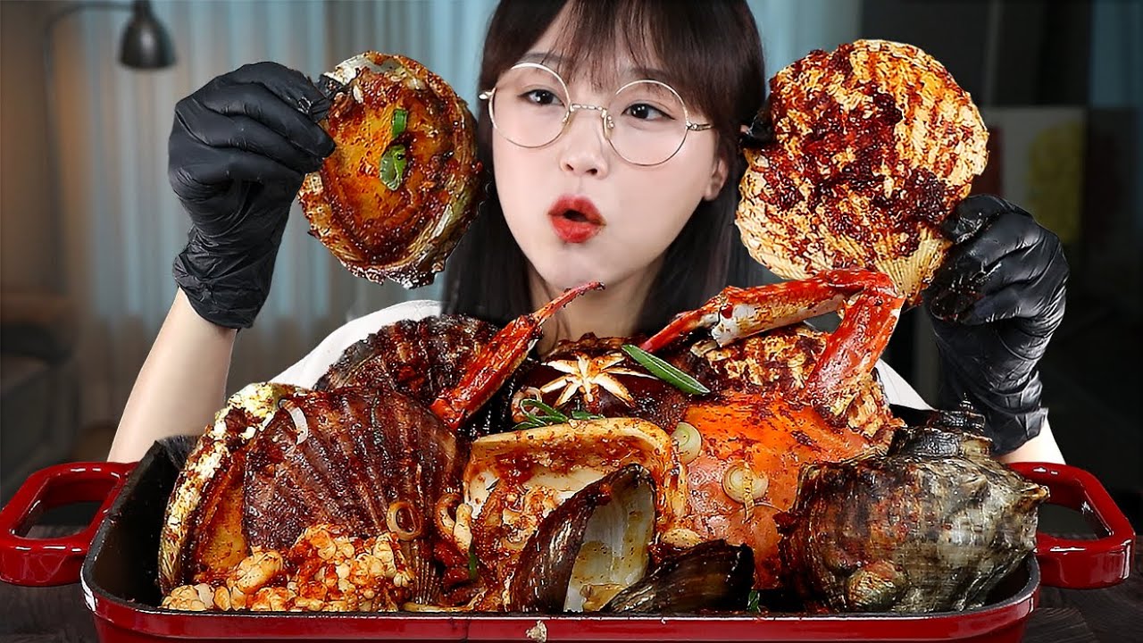 АСМР ЕДА Острые Морепродукты🔥 | MUKBANG