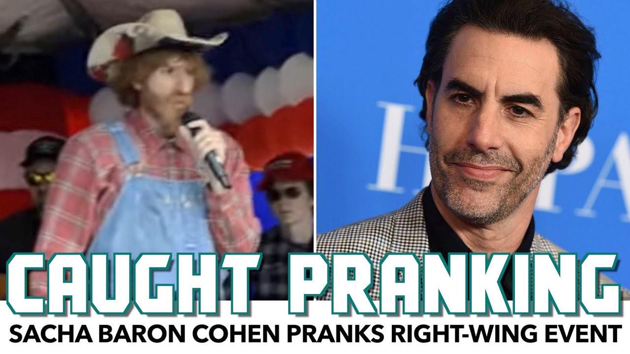 Sacha Baron Cohen Caught Pranking Right-Wing Event