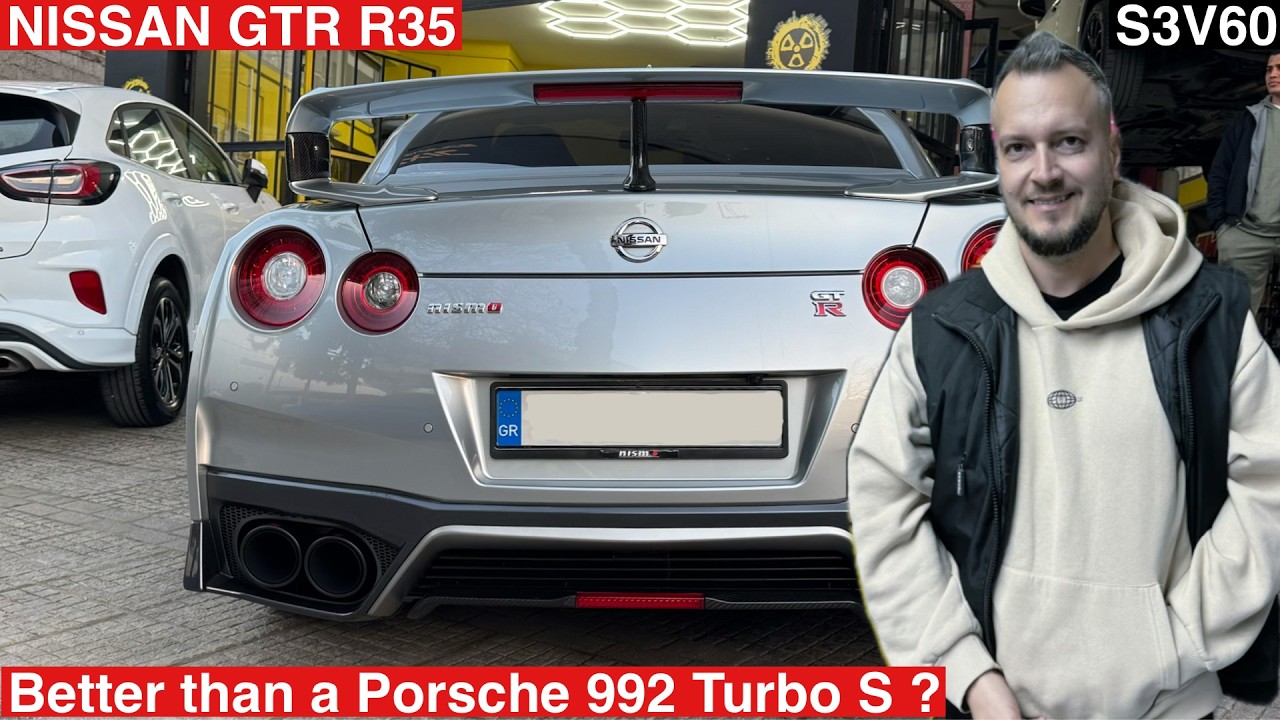 NISSAN GTR R35. Η τελευταία βόλτα πριν μπούμε στο Porsche 992 Turbo S. S3V60