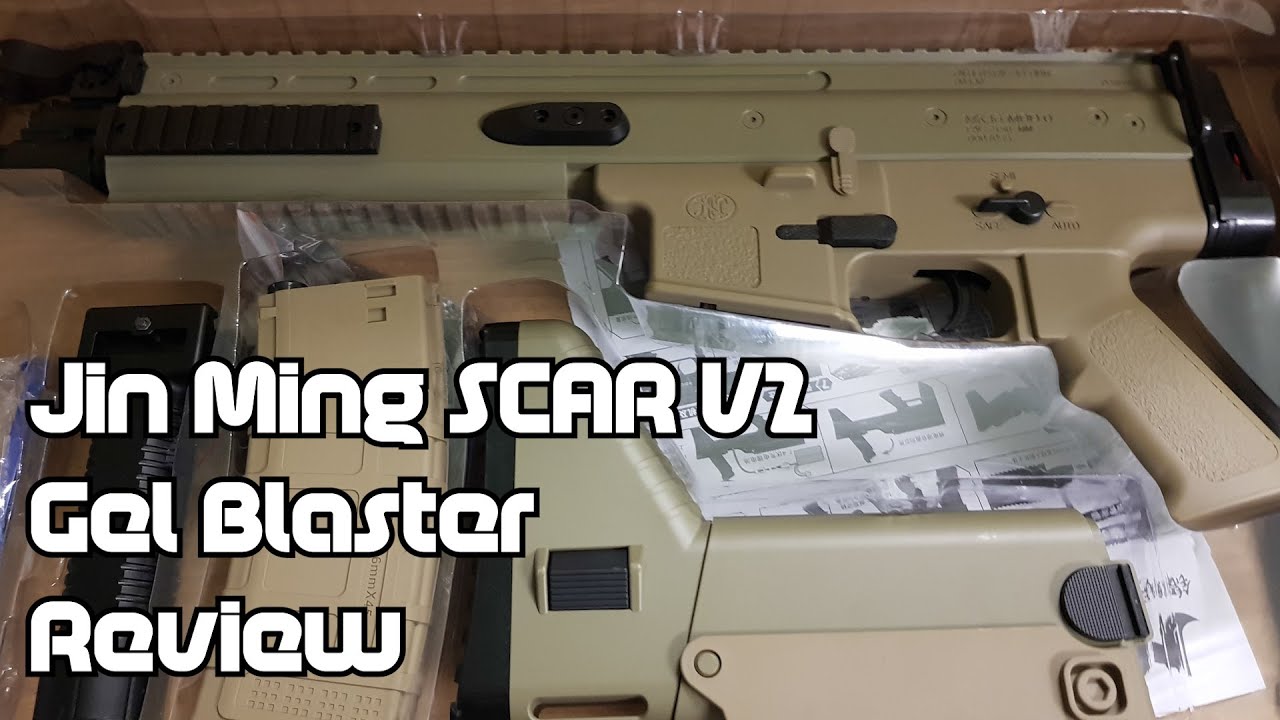 Обзор винтовки Jin Ming Scar V2 Gel Blaster