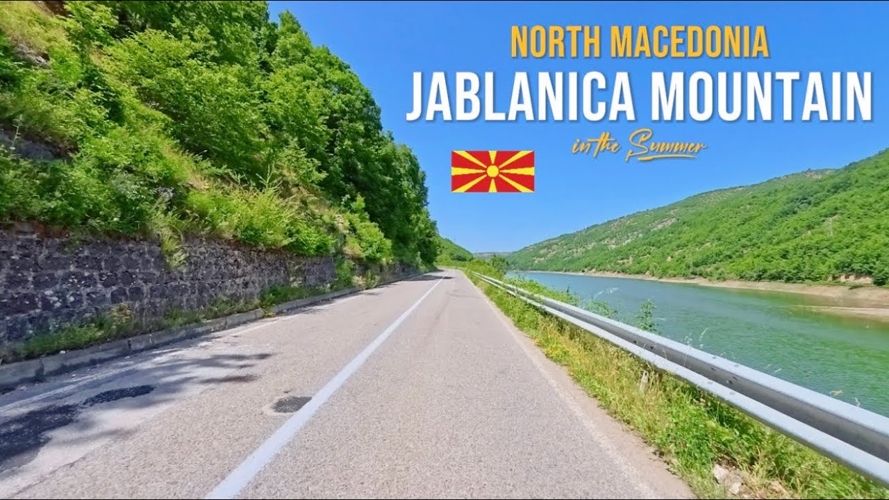 Driving in North Macedonia 🇲🇰 Through the Jablanica Mountain Range | Scenic Summer Drive 2025