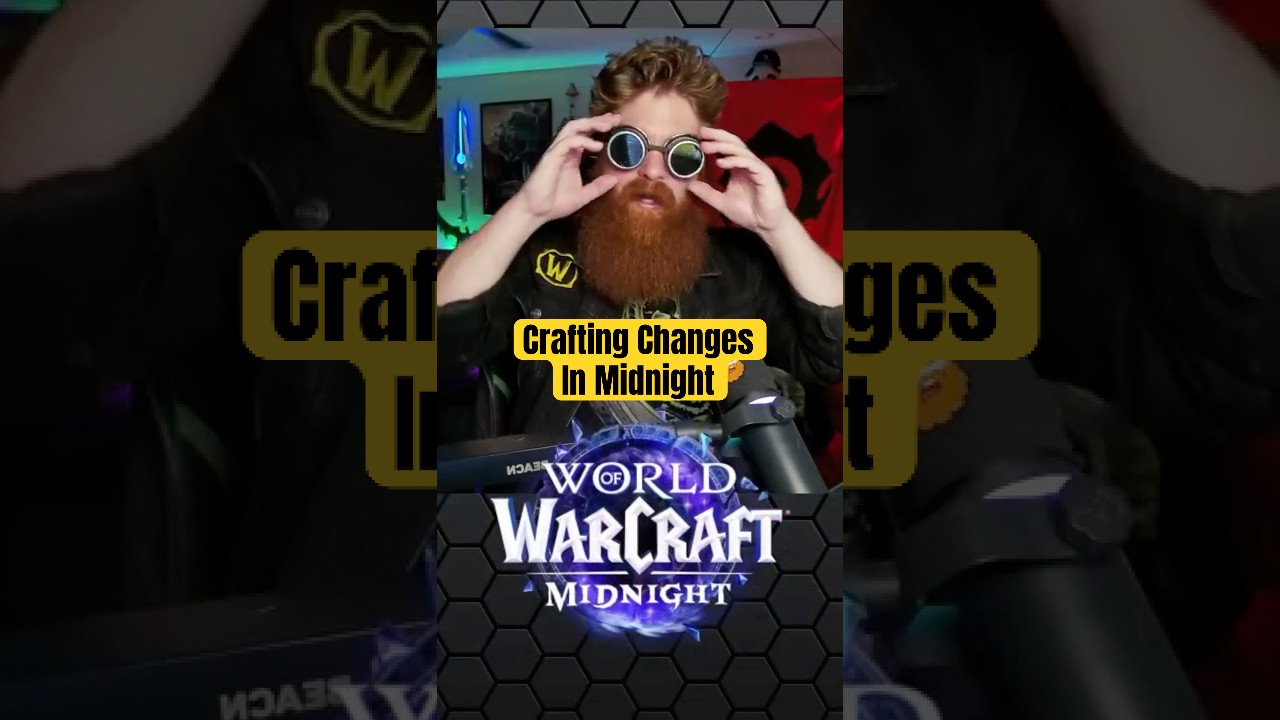 Crafting Changes in World of Warcraft: Midnight #gaming #worldofwarcraft