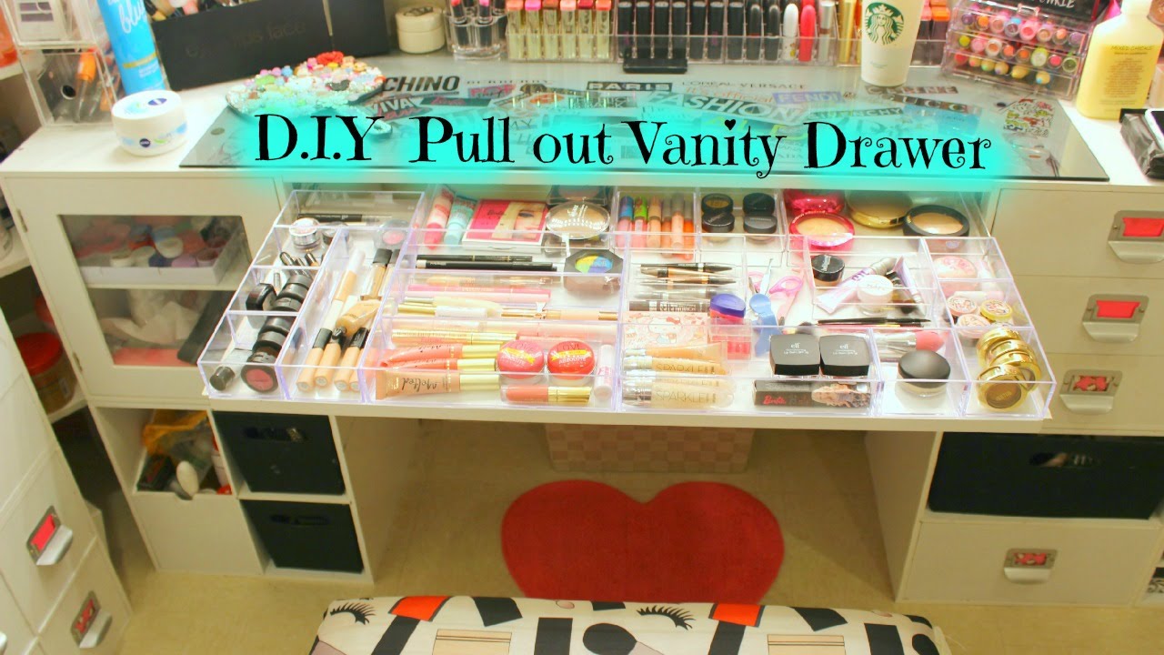 DIY Pull out vanity Drawer ♡