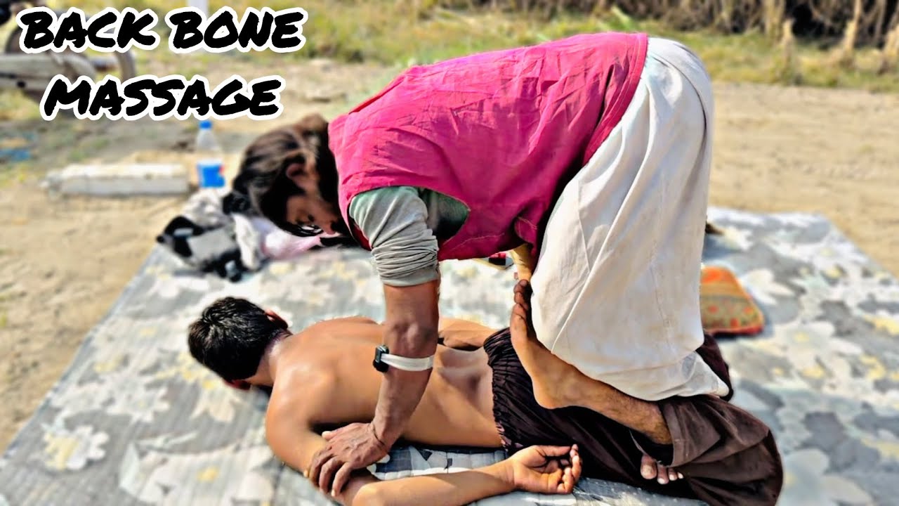 BEST STREET MASSAGE EVER | ASMR RELAXING HEAD, BACK & LEG MASSAGE BY BENGALI BABA #asmr #bengalibaba