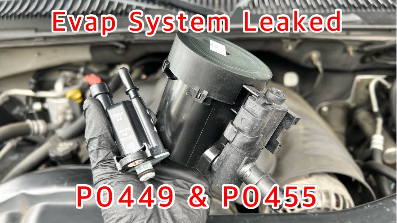 GMC Yukon Denali Vent Valve & Purge Valve Replace - Evap Codes P0449 / P0455