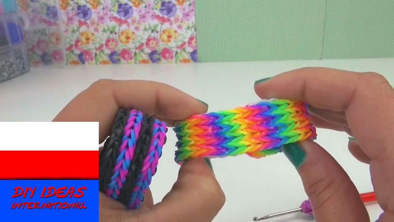 Poczwórna bransoletka fishtail instruktaż