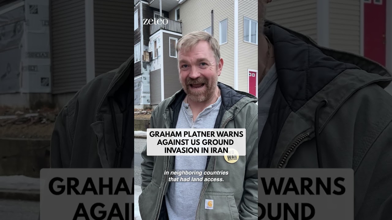 Graham Platner warns against US ground invasion in Iran
