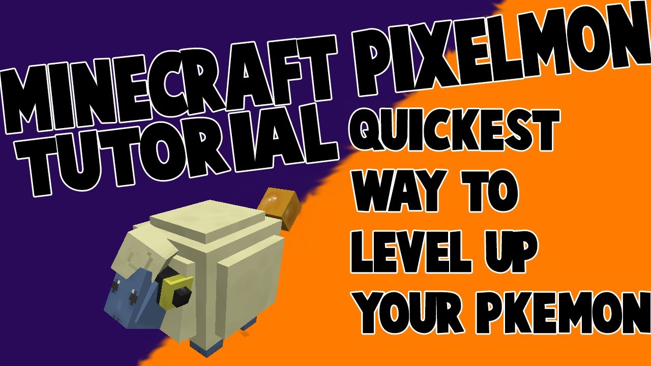 Minecraft Pixelmon Tutorial! Quickest Way To Level Up Your Pokemon