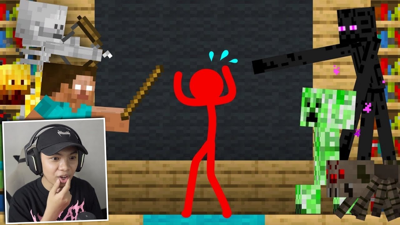 ANIMATION vs MINECRAFT EPISODE MONSTER SCHOOL KETIKA ANIMATION RED TERJEBAK DI SEKOLAH TERKUTUK!