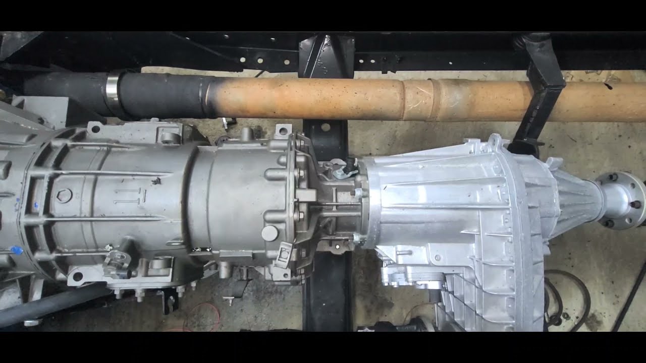 Dt466 Swap in a FORD SUPER DUTY - Allison Transmission and Transfer Case