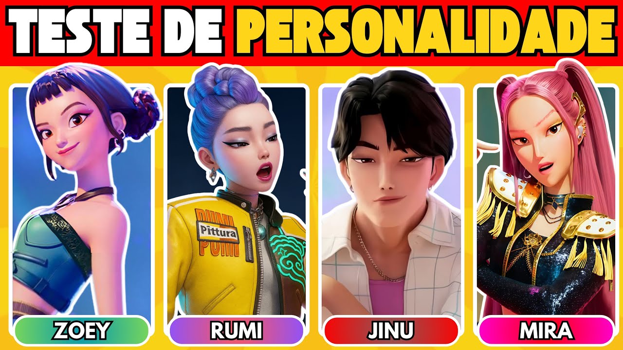 Quem Você Seria em GUERREIRAS DO K-POP? 🎤🔥 | Teste de Personalidade | Detona Quiz