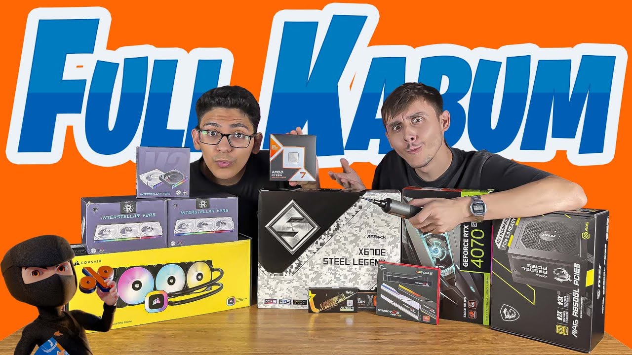 Montando o PC GAMER FULL KABUM de 20k do CLIENTE