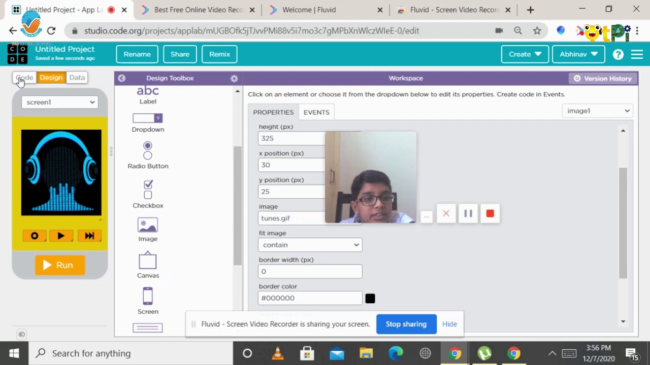 App Lab, Qpod Project By Abhinav I Coding & Robotics with QtPi
