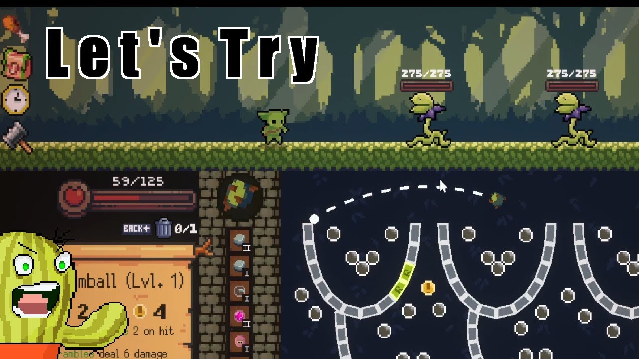 Let's Try Peglin Demo: A Goblin Pachinko Style Roguelike