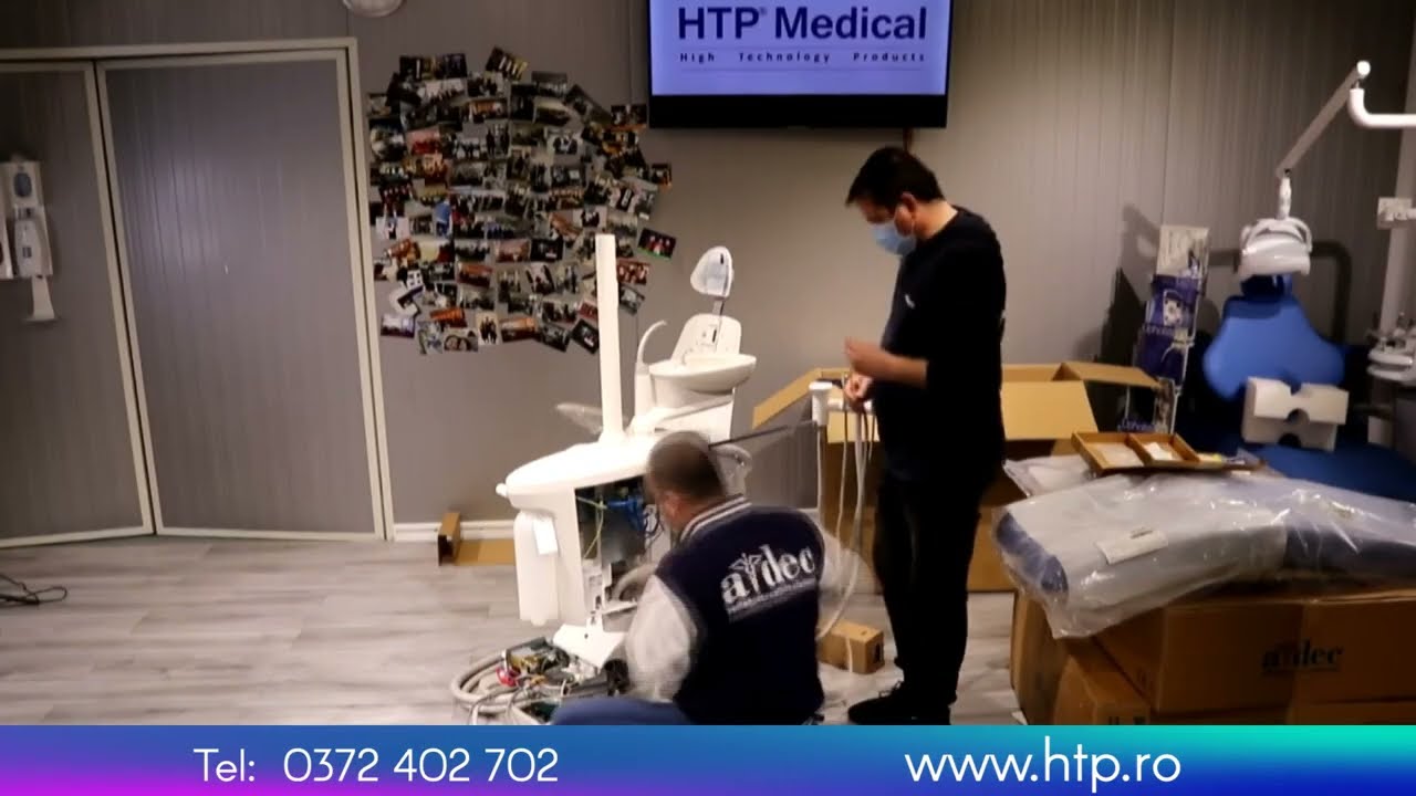 Instalare unit dentar A-dec 200 în Showroom-ul HTP Medical