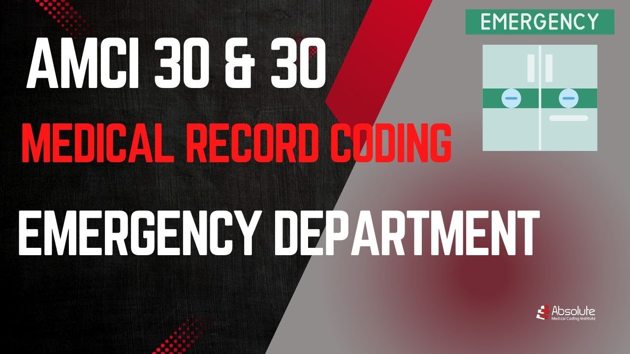 AMCI Medical Record Coding 30 & 30 | Master ICD-10-CM, CPT, & HCPCS with Real Case Studies