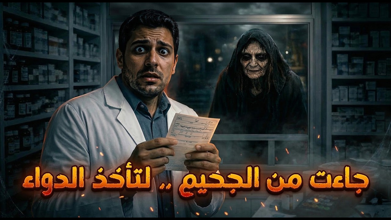كيان أسود يزور الصيدليات المضاءة بعد منتصف الليل   أسوأ ليلة يمكن أن يمر بها صيدلي حديث التخرج