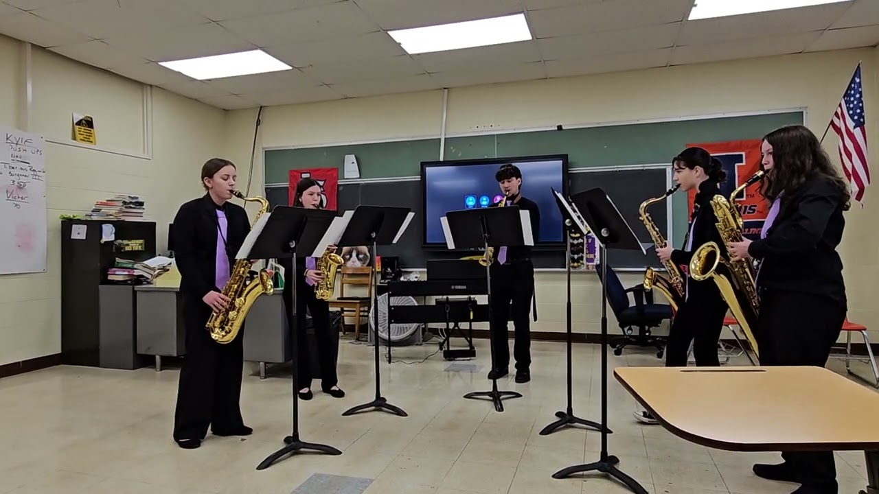 Saxophone quintet @IHSA Solo & Ensemble - 
