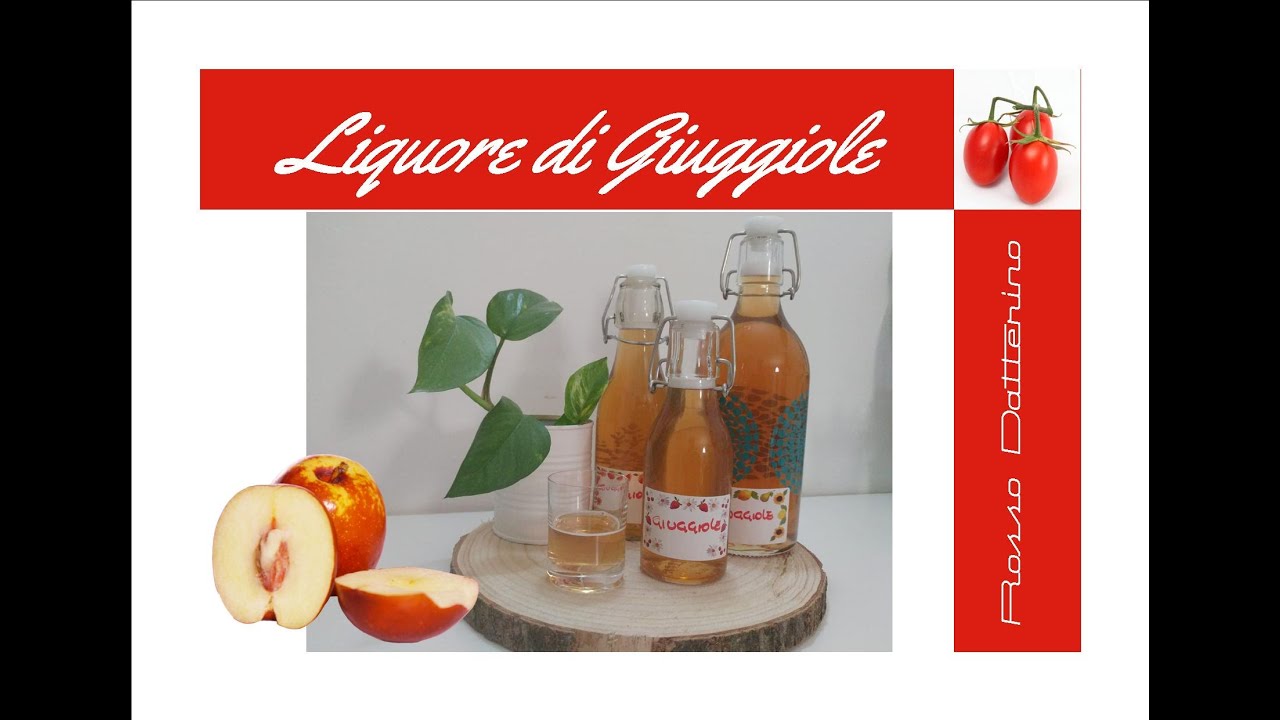 Liquore di Giuggiole | Ricetta fatta in casa da Rosso Datterino