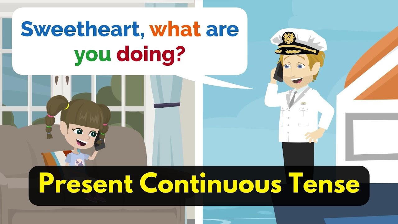 Present Continuous Tense English Speaking 3 | Learn English Through Conversation (For Beginners)