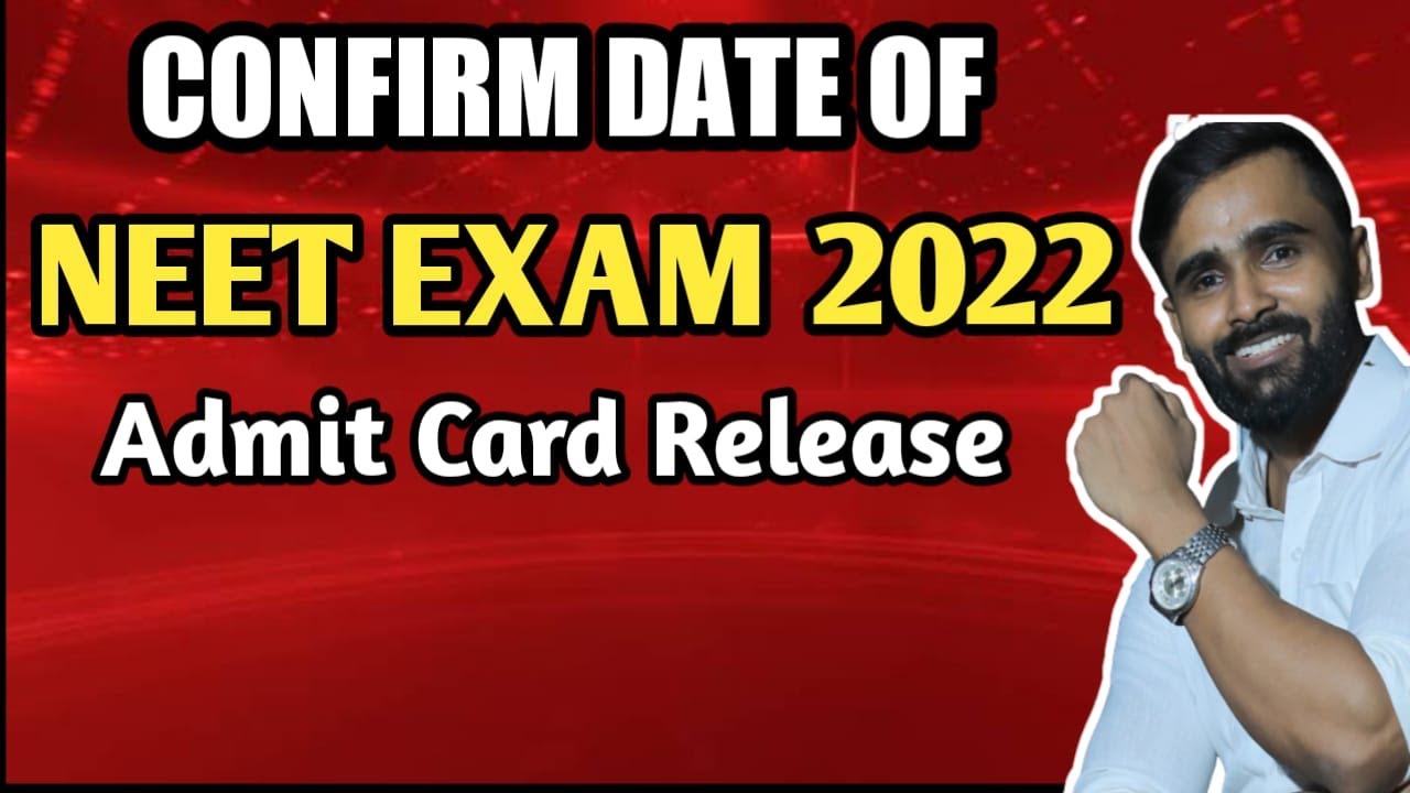 Confirm Date of  NEET 2022 Admit Card Release | NEET |Pradeep Giri Update