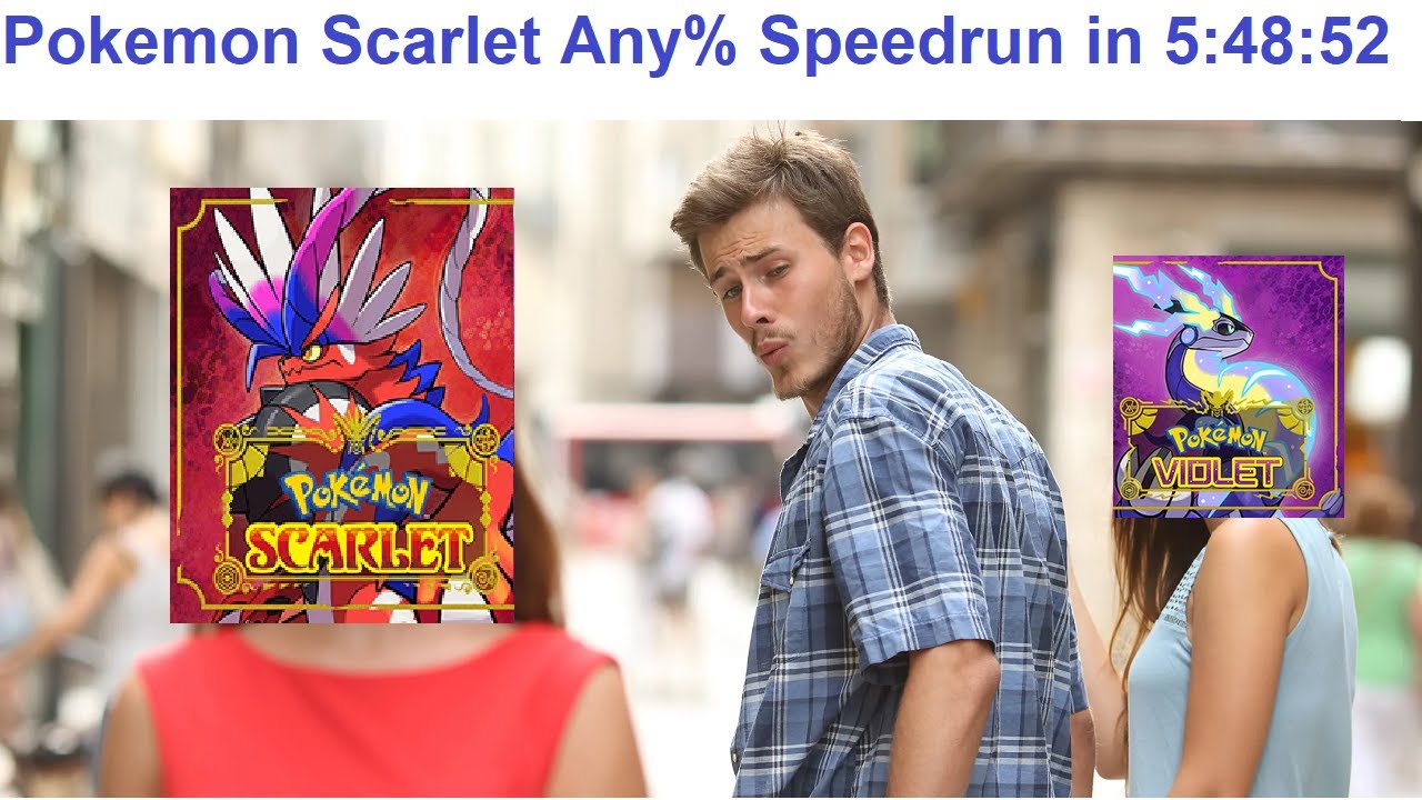 Pokemon Scarlet Any% Speedrun in 5:48:52 (Former World Record)