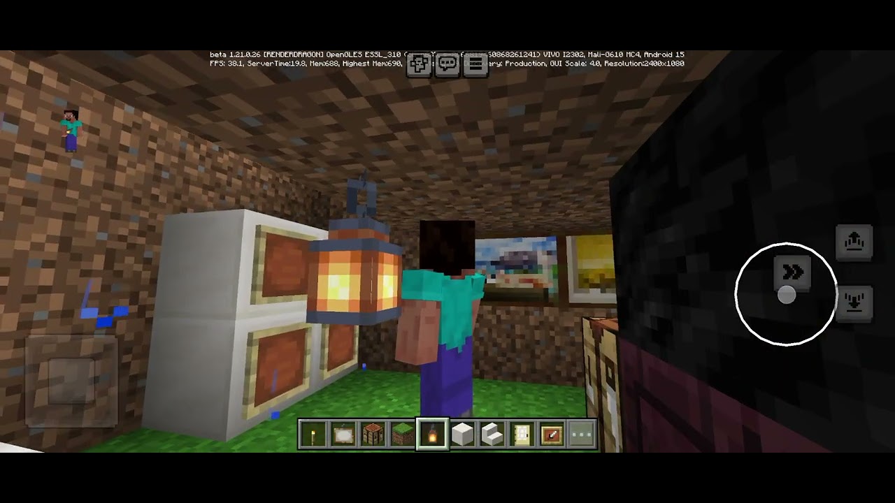 #minecraft underground base with furniture gameplay video #lifeisbutadream 
