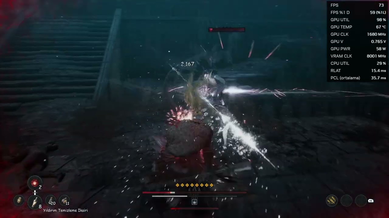 The First Berserker : Khazan FPS / Performance Test on RTX 4060 Laptop