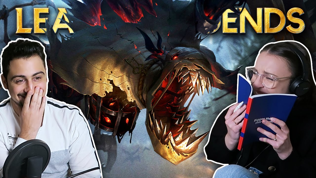 We react to League of Legends SKINS and VOICE LINES! | League of Legends Trivia (HALLOWEEN EDITION)