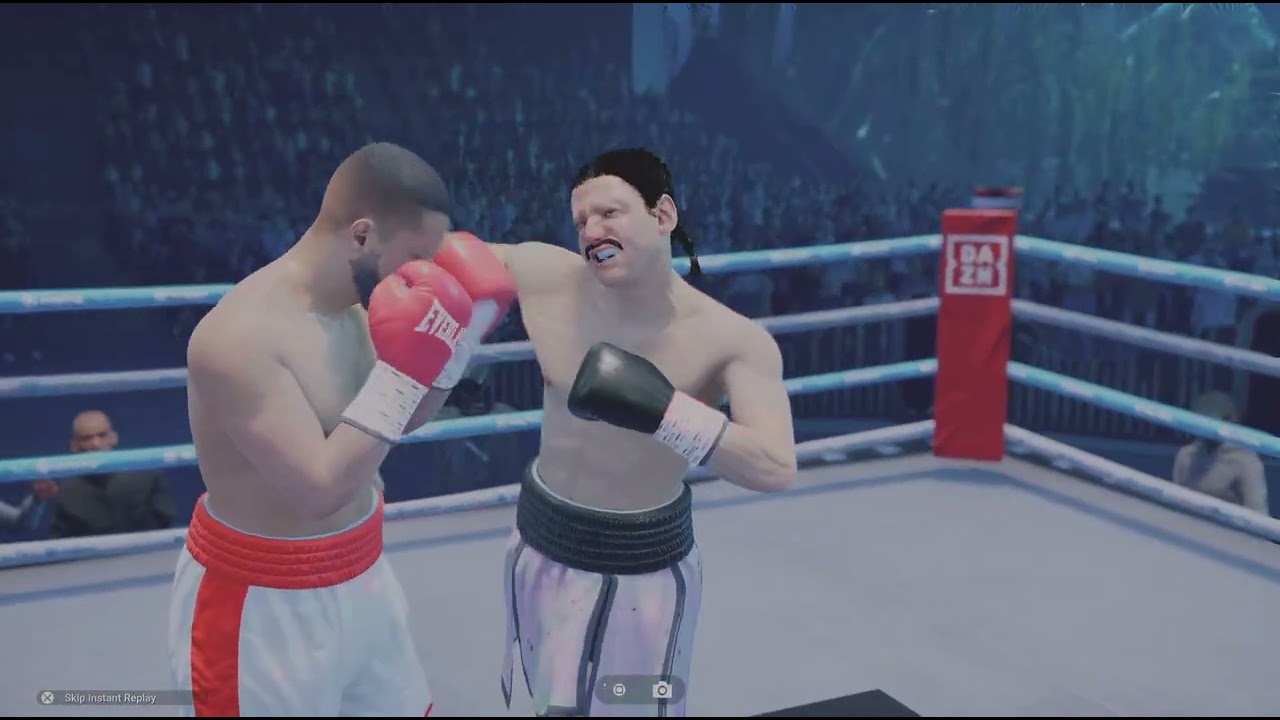 Undisputed career mode champion fight