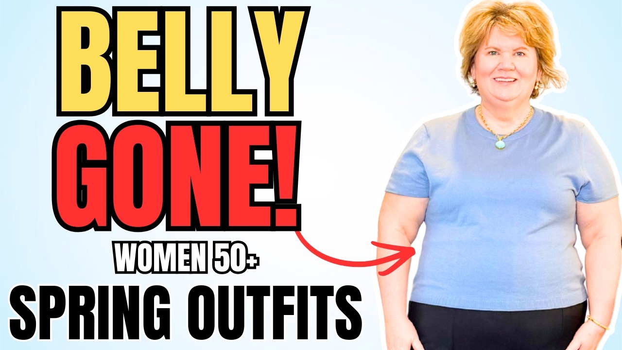 7 SPRING Outfits to Hide Belly Fat (Plus Size Apple Shape)