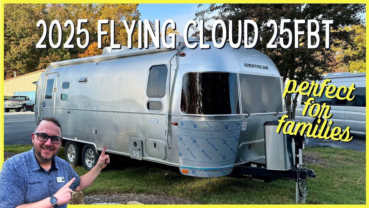 Deep Dive of the top selling 2025 Airstream Flying Cloud 25FB Twin